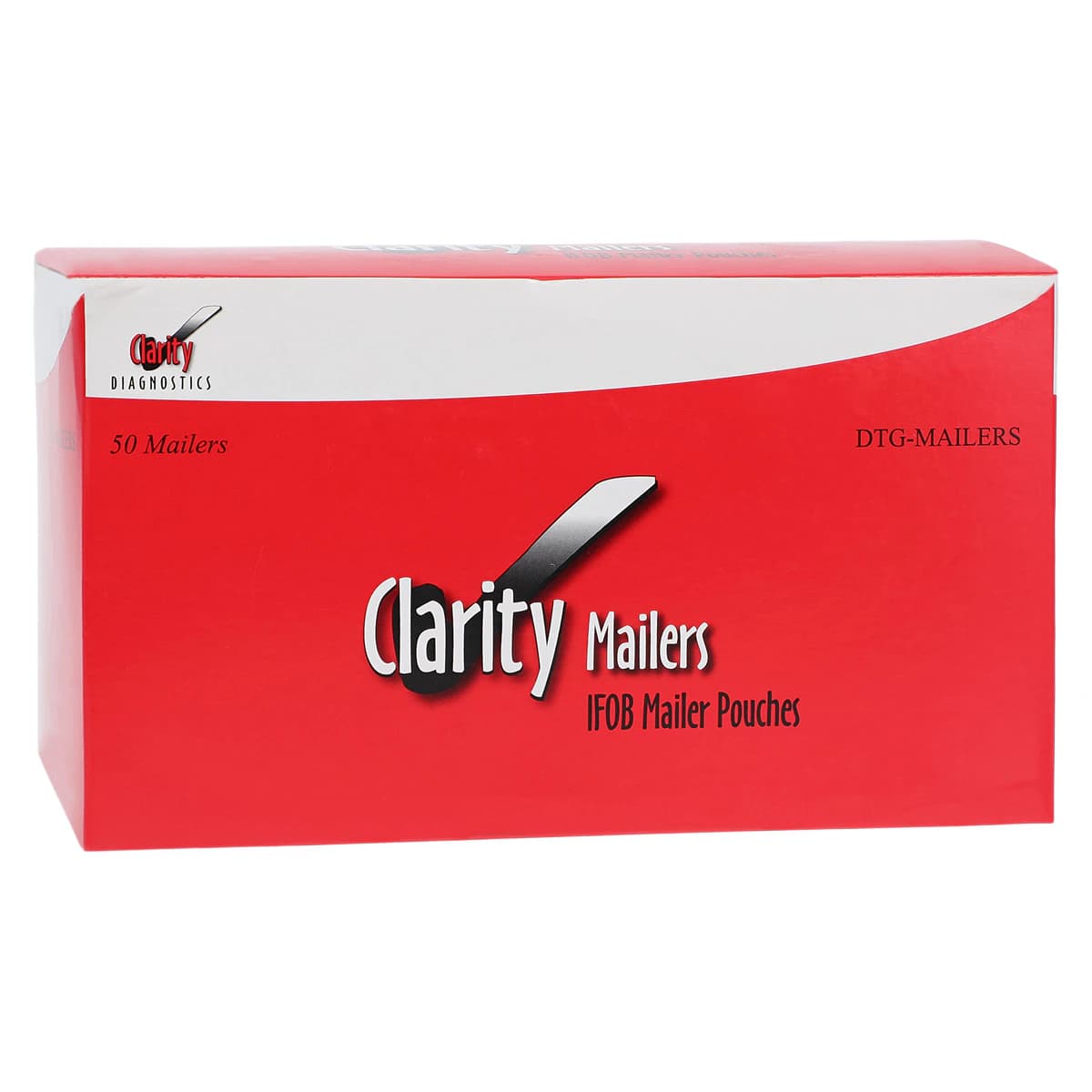 Clarity iFOB Immunological Fecal Occult Blood Sample Collection Mailer, Self-Sealing, 50/Box - Clarity FOB Mailers - Image 1