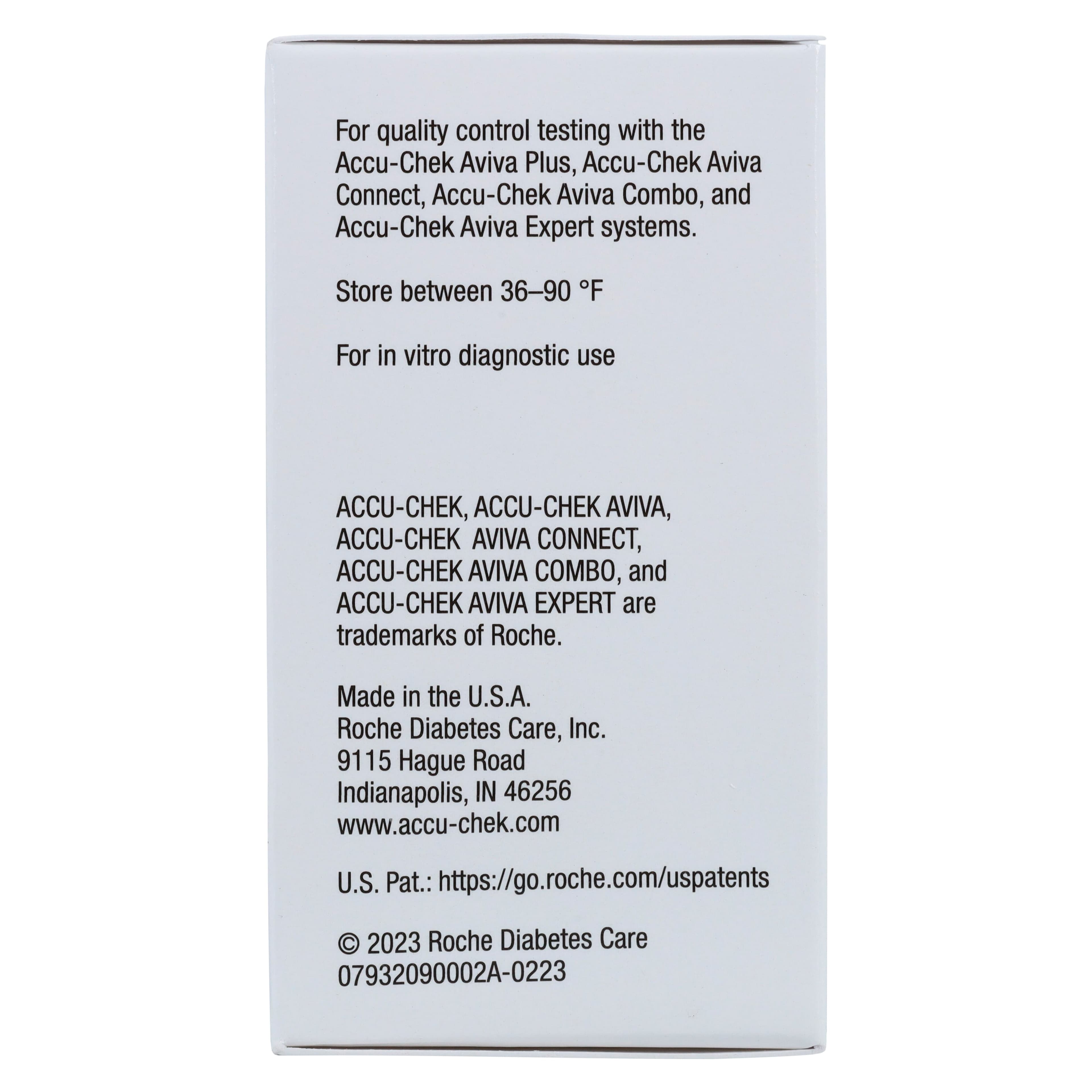 Accu-Chek Aviva Glucose Control Solution, High/Low Levels, 2 x 2.5 mL, 6/Case thumbnail 2