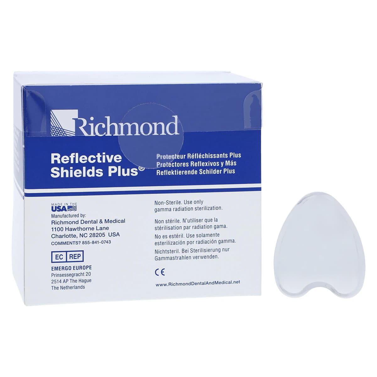 Reflective Shields Plus Moisture Abatement Pads, Small, 50/Box, 600710 thumbnail 2