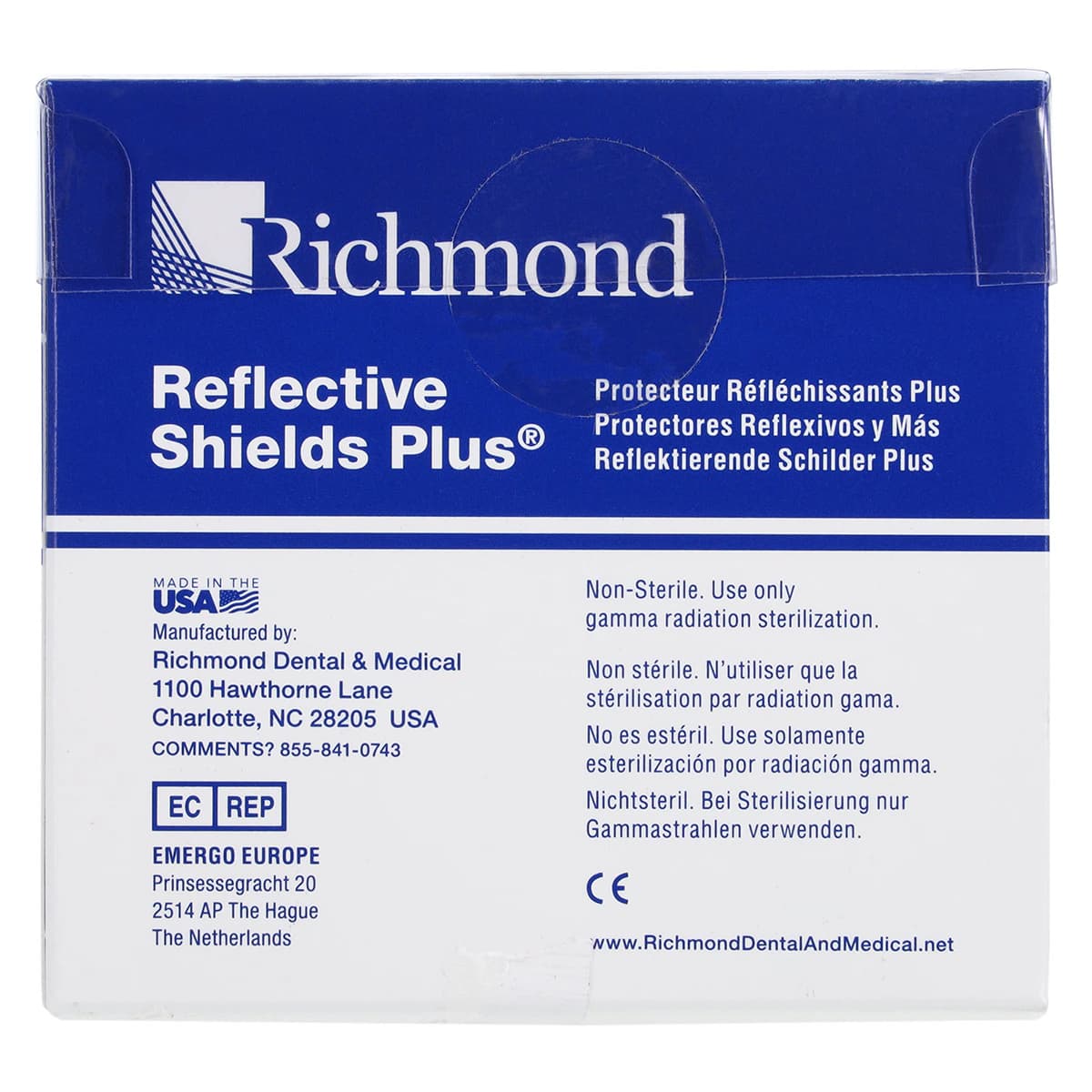 Reflective Shields Plus Dual Pack Moisture Abatement Pads, 25 Large / 25 Small, 50/Box, 600720 thumbnail 3