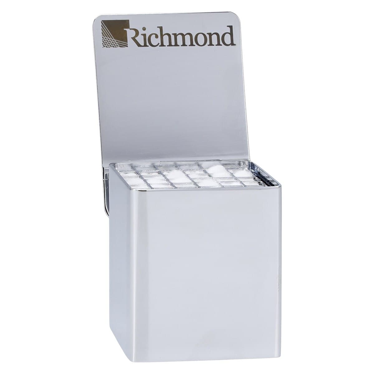 Tiltop Cotton Pellet Dispenser, Chrome-Finished, with #1 Pellets, 1/Pk, 600091 thumbnail 3