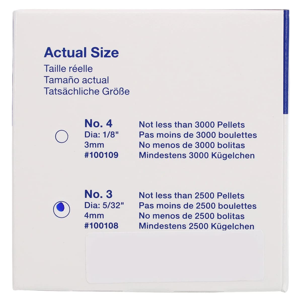 Richmond Cotton Pellets, Size 3 (Medium), 5/32" Diameter, 2500/Box, 100108 thumbnail 6