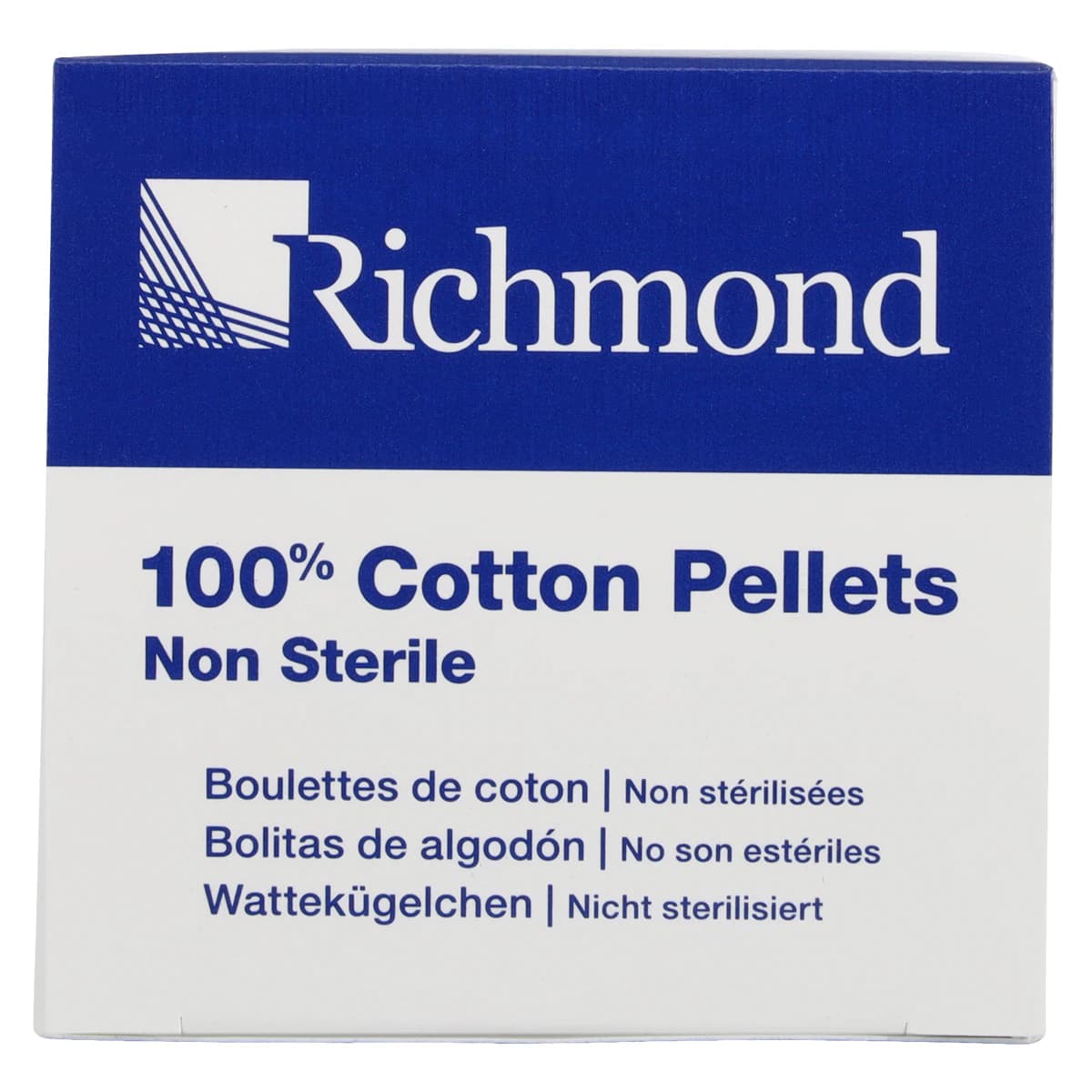 Richmond Dental Cotton Pellets, Size 2, 7/32" Diameter, 100% Cotton, Non-Sterile, 2550/Box, 100107 thumbnail 3