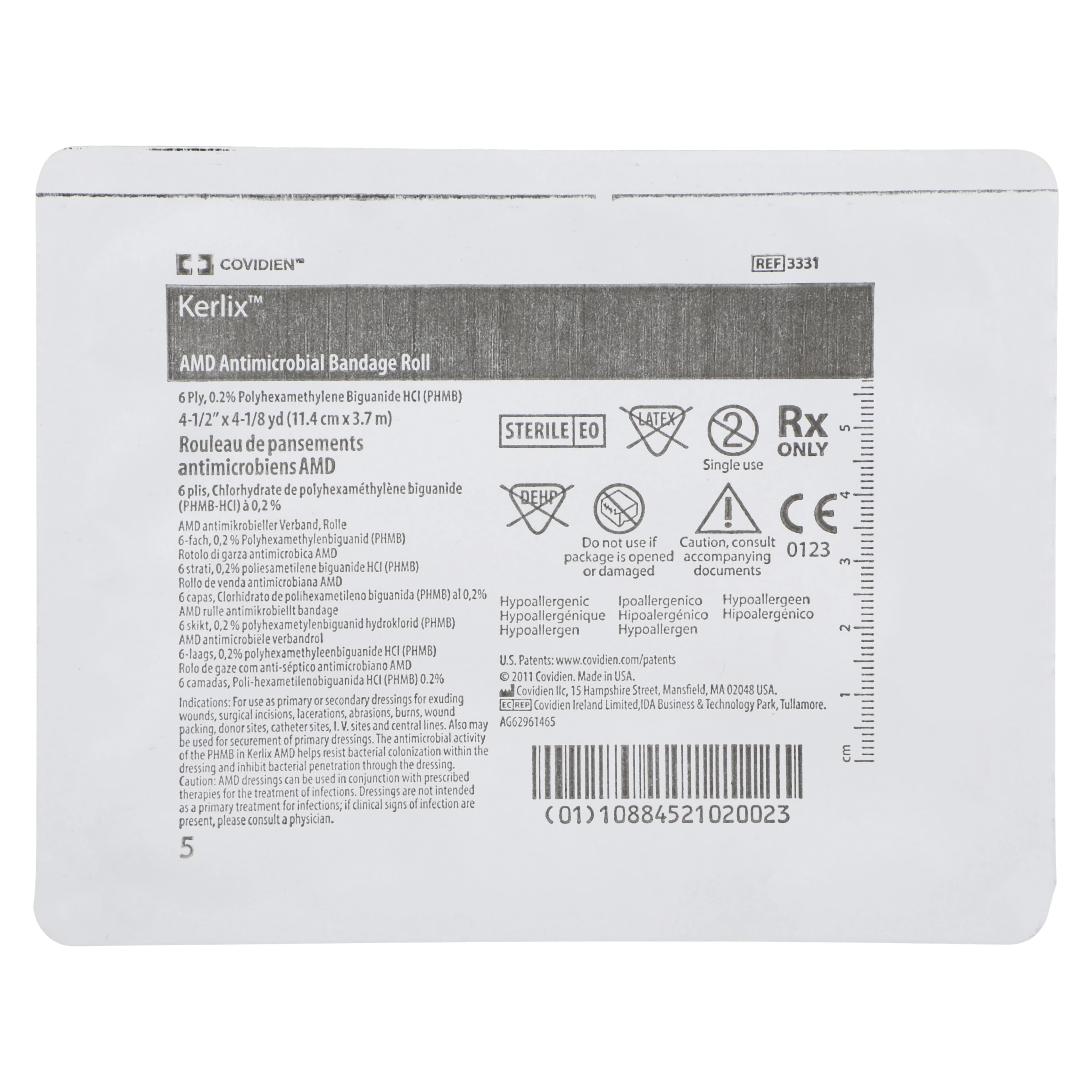 Kerlix AMD 6-Ply Sterile Tray Roll Bandage, PHMB, 4.5" x 4.1", Each thumbnail 3