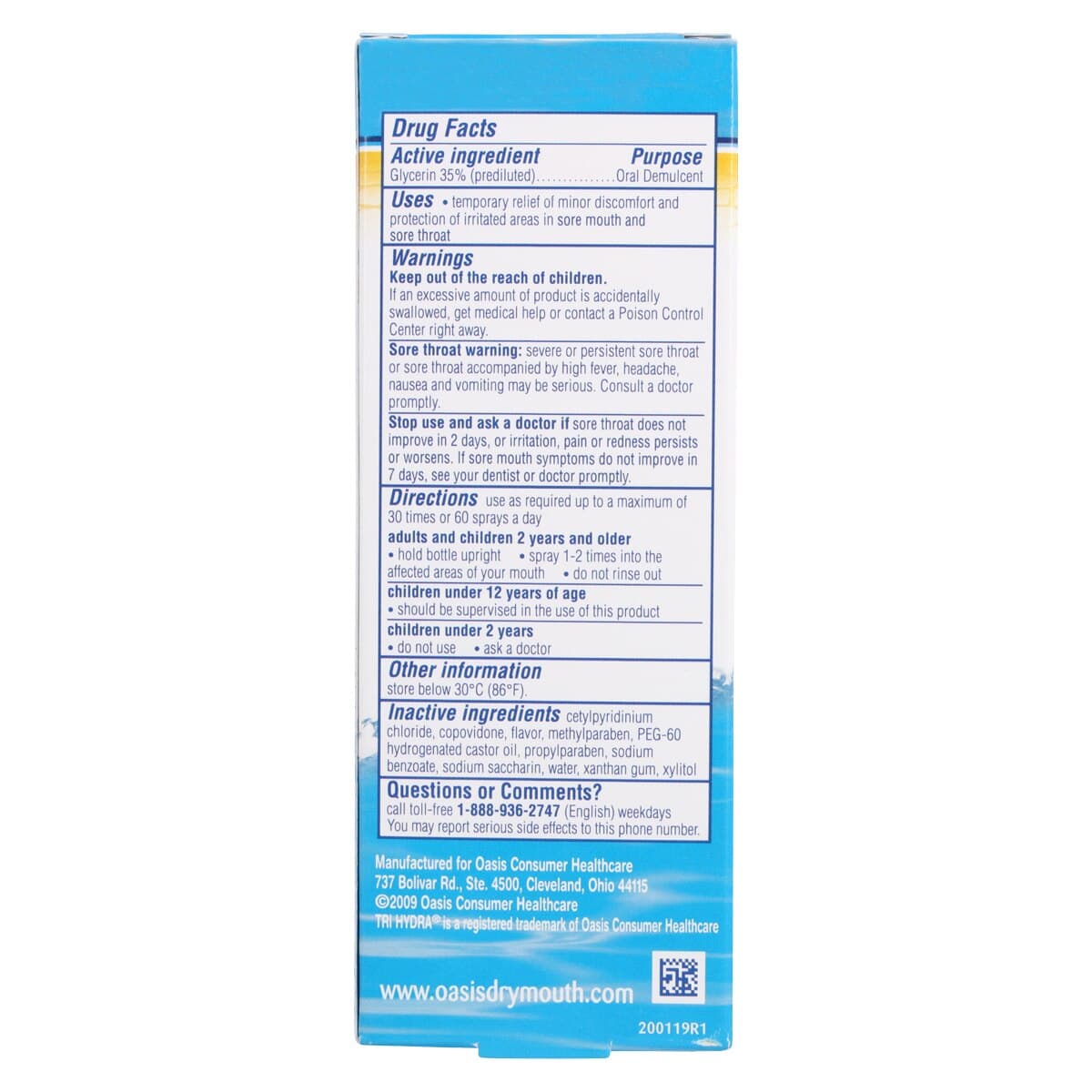 Oasis Oral Mouth Spray, Dry Mouth Moisturizing, Xylitol, 1 oz Bottle thumbnail 8