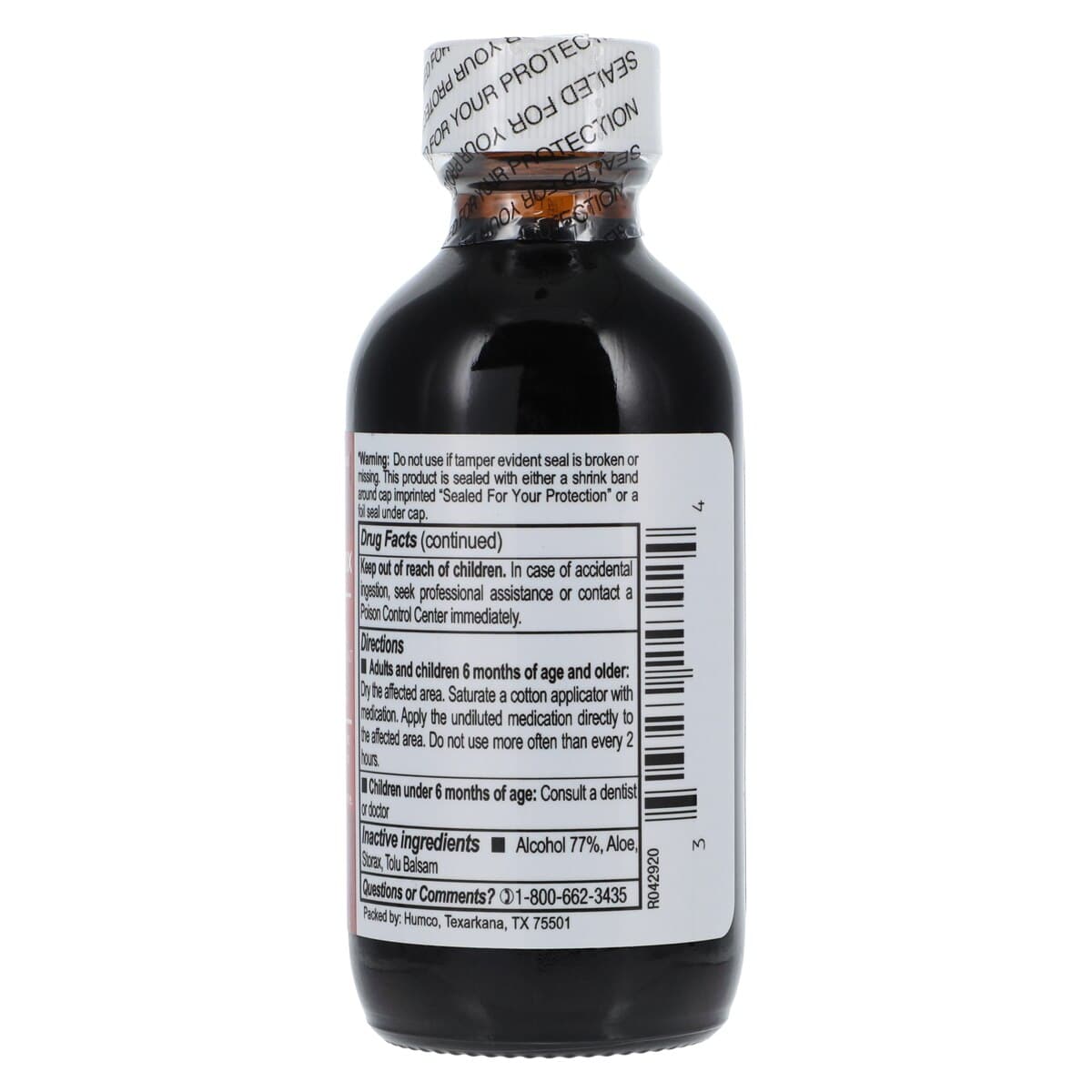 Benzoin Compound Ansep Tincture, 2 oz/Bottle thumbnail 2