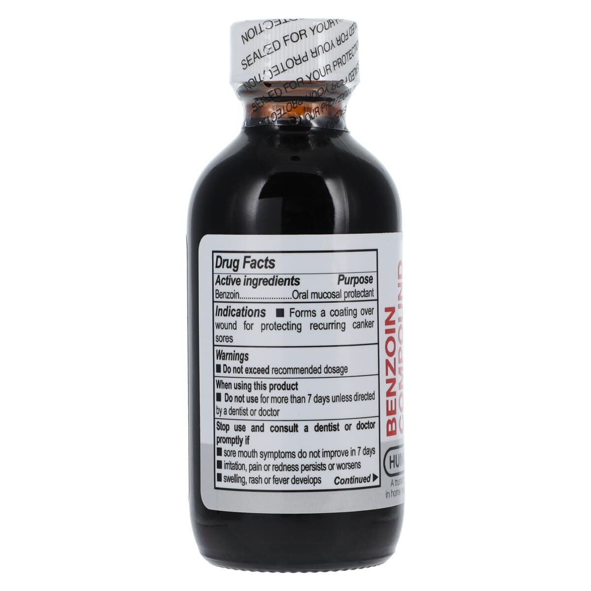 Benzoin Compound Ansep Tincture, 2 oz/Bottle thumbnail 3