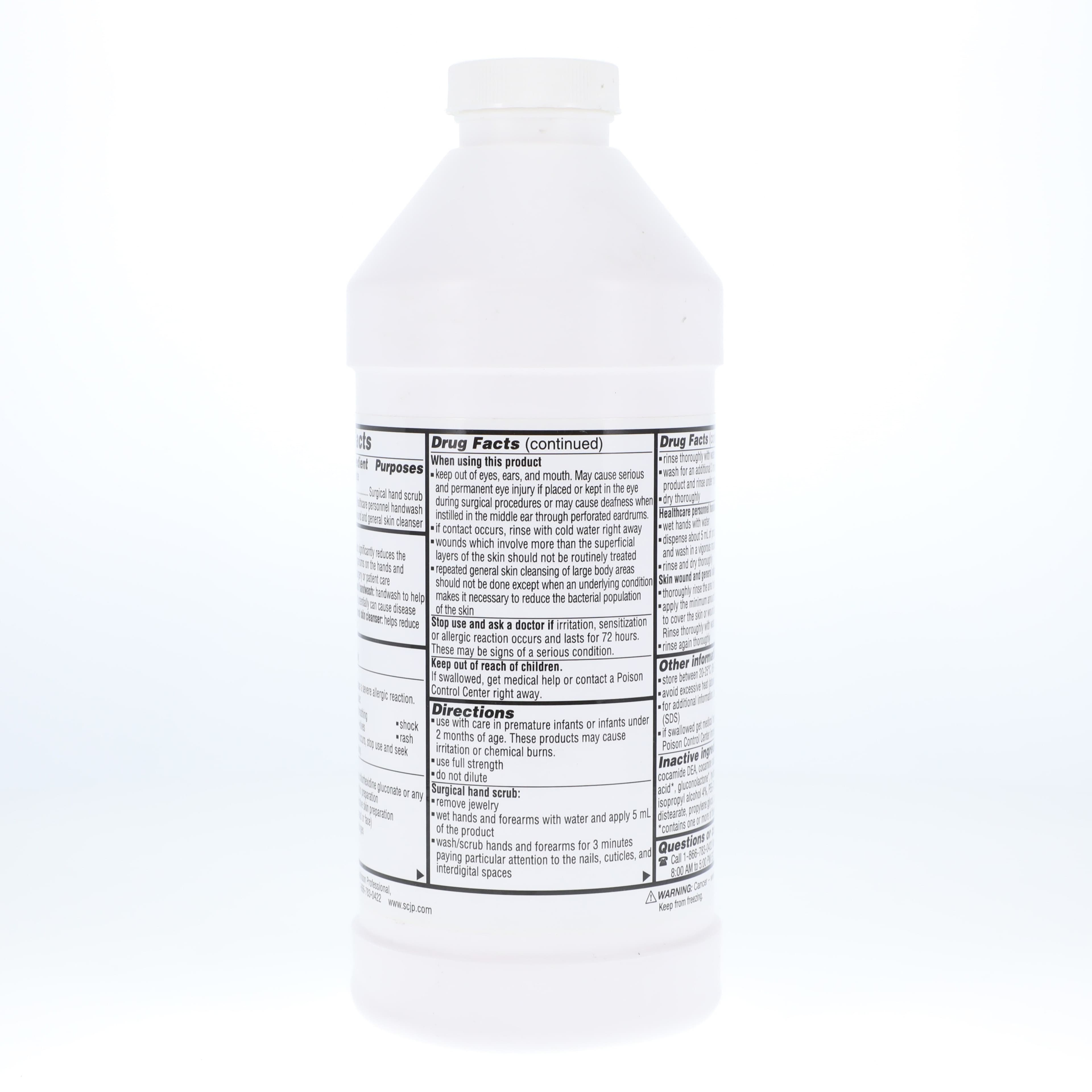 Bactoshield Liquid Scrub, 4% Chlorhexidine Gluconate / 4% Isopropyl Alcohol, Fresh Scent, 32 oz/Bottle thumbnail 3