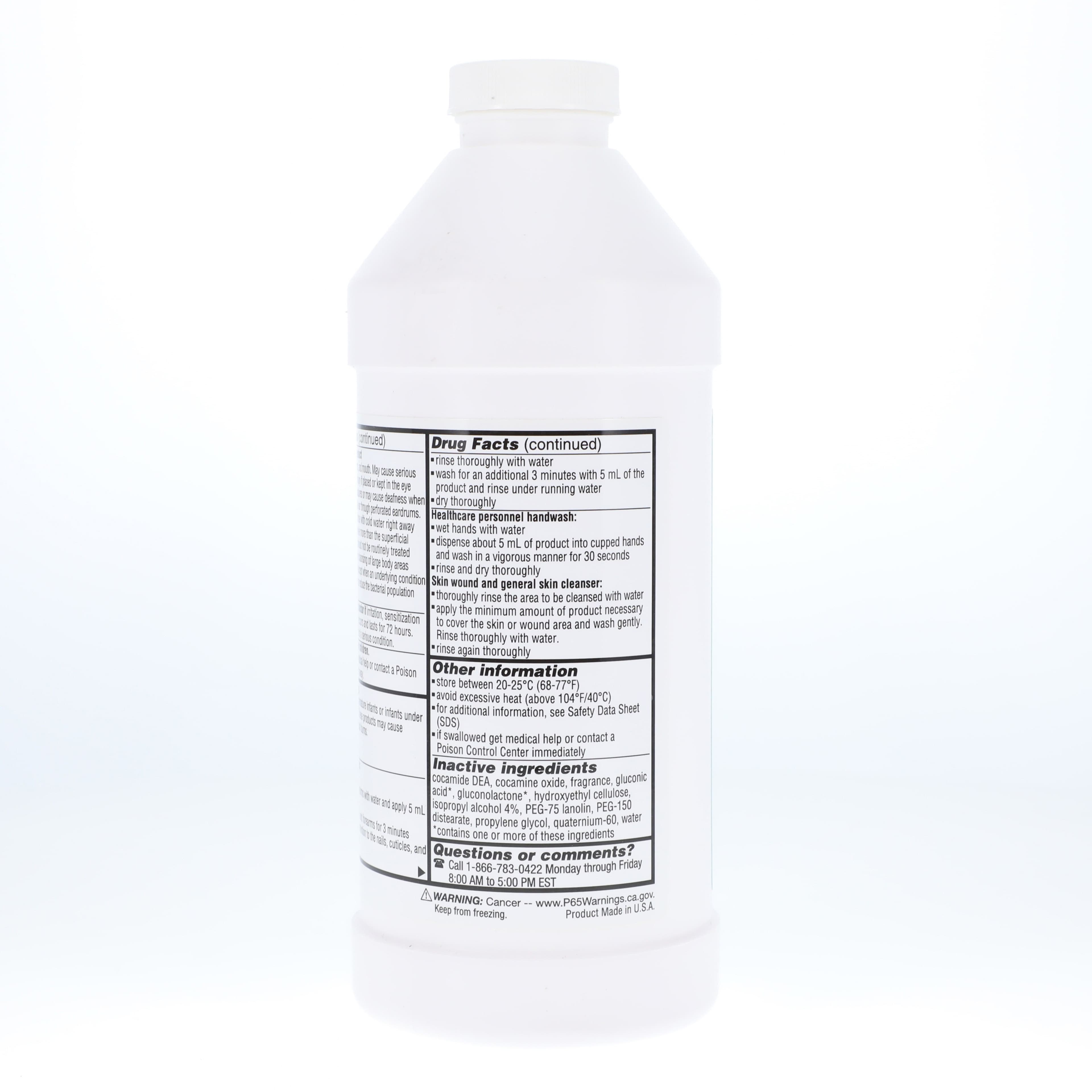 Bactoshield Liquid Scrub, 4% Chlorhexidine Gluconate / 4% Isopropyl Alcohol, Fresh Scent, 32 oz/Bottle thumbnail 4
