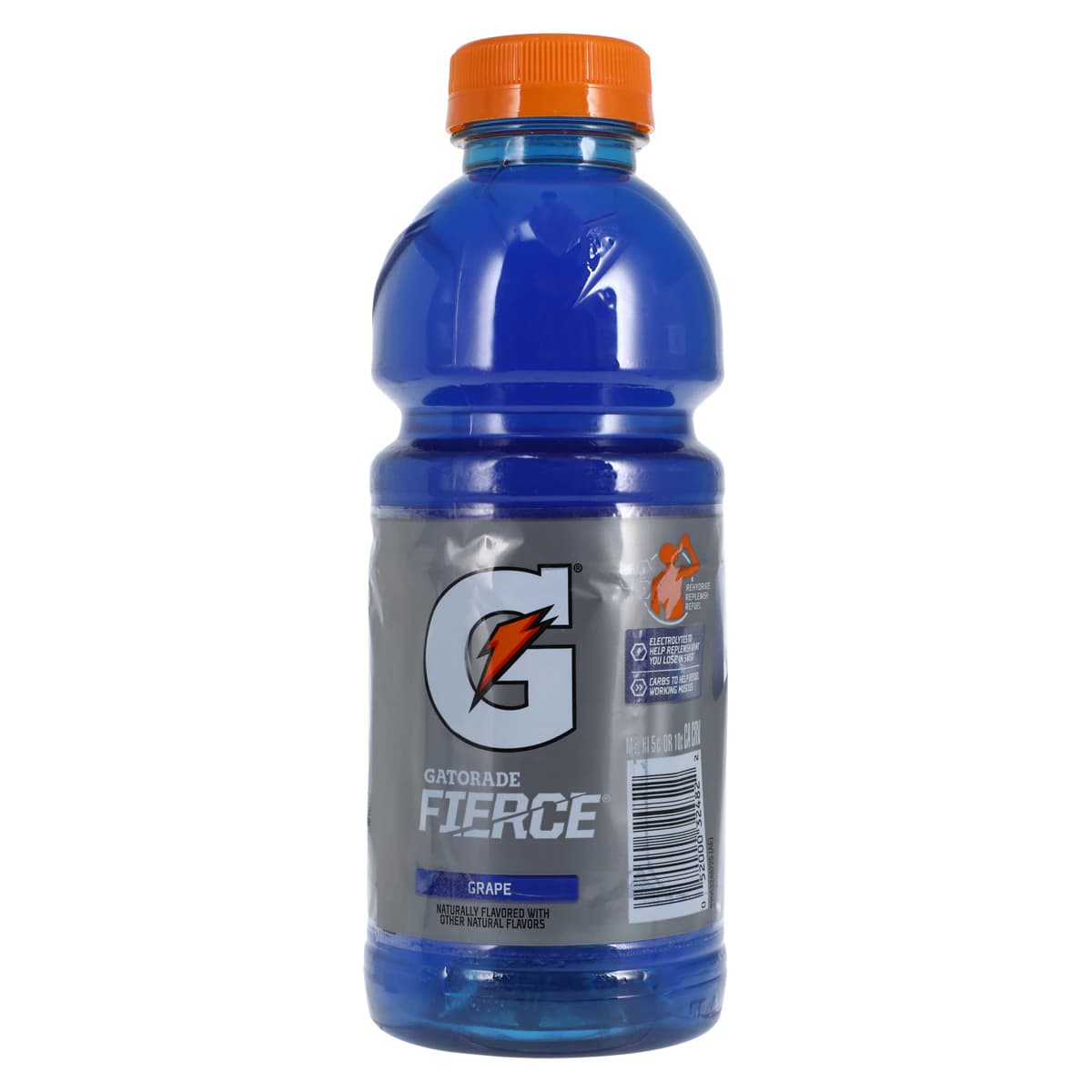Gatorade Thirst Quencher Sports Beverage, Grape, 20 oz Wide Mouth Bottle, 24/Case thumbnail 2