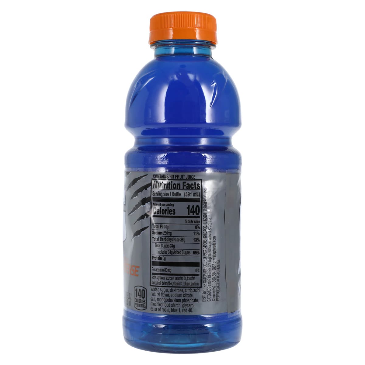 Gatorade Thirst Quencher Sports Beverage, Grape, 20 oz Wide Mouth Bottle, 24/Case thumbnail 3