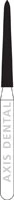 NTI Diamond Bur FG Super Coarse Curettage, Cone Bevel End, 1.4 mm Diameter, 10.0 mm Length, 5/Pkg, SC879K-014 - NTI&reg; FG Diamonds - Super Coarse - #879K-014 (10.0) - Image 1