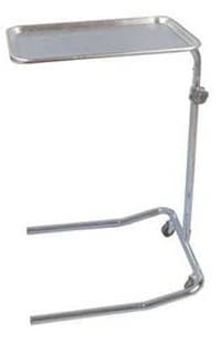 Mayo Stand Stainless Steel, 13"x19" Tray, Adjustable Height 33-52 in - Mayo Stand SS 13"x19" - Image 1