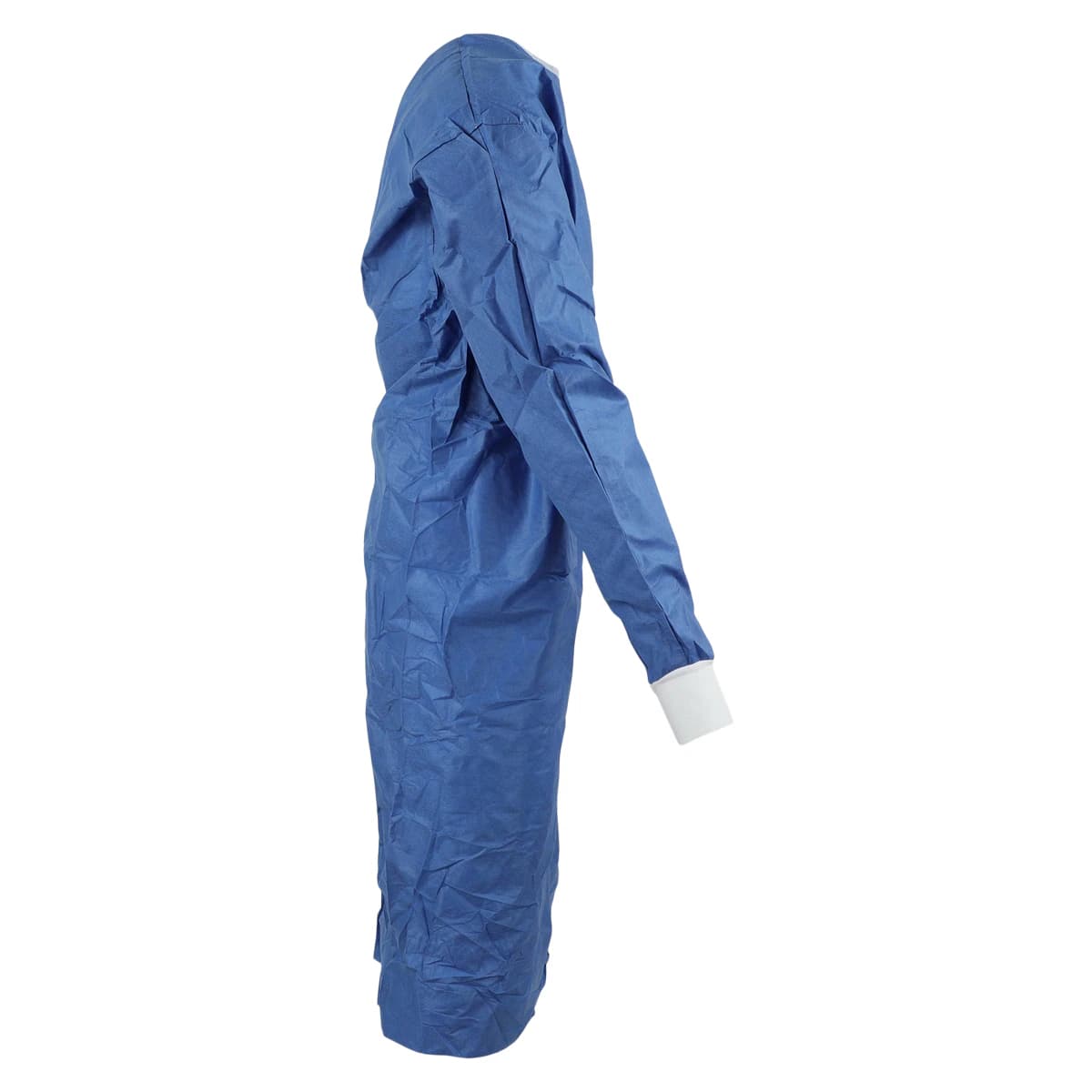 Cardinal RoyalSilk Non-Reinforced Surgical Gown, AAMI Level 3, Standard/2X-Large, Blue, Sterile, Knit Cuff, 18/Case thumbnail 2