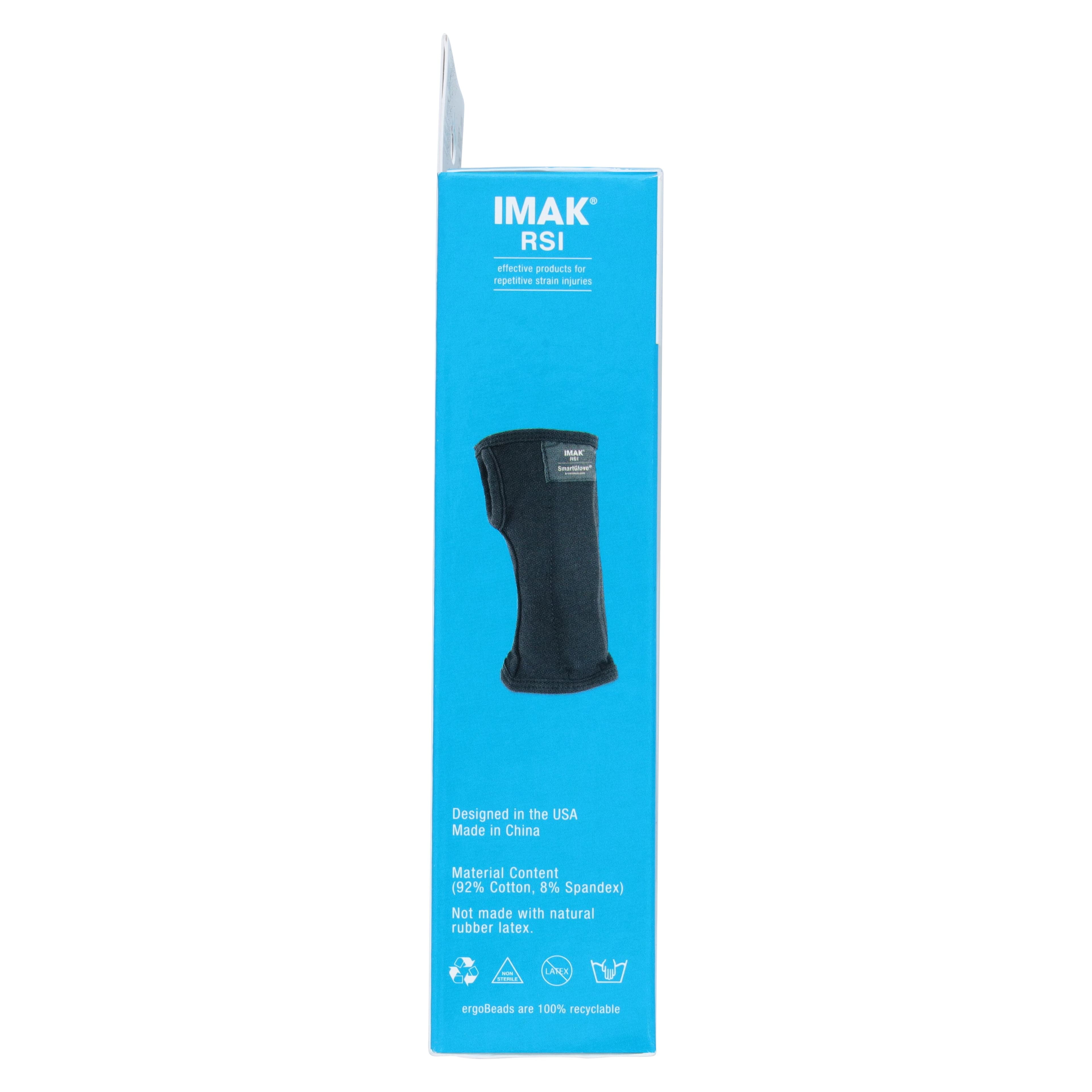 IMAK SmartGlove Wrist Brace with Ergobeads, Size Small, 8.25 cm, Brownmed thumbnail 9
