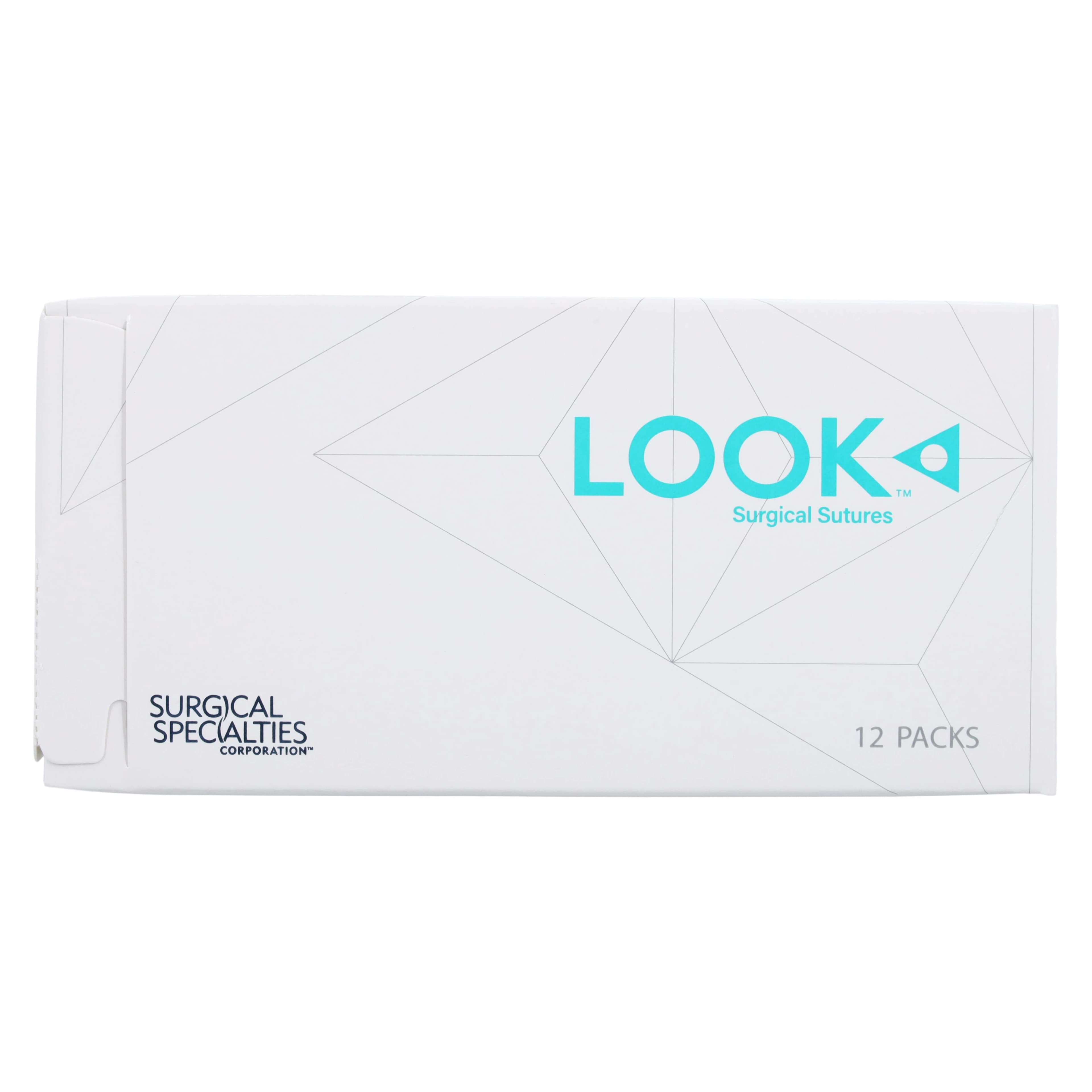 Look 547B Chromic Gut Absorbable Suture, 4-0, 30" (45cm), Reverse-Cutting C-20 Needle, 1/2 Circle, 20mm, 12/Bx thumbnail 5