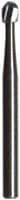 Midwest Operative Carbide Bur #4, Round, HP (Friction Grip), 1.4 mm Diameter, 10/Pk, 389305 - Midwest Operative Carbide Burs HP 4 10/Pk - Image 1