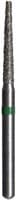 Midwest® #848/018 Super Coarse Multi-Use Diamond Bur, Taper Flat End, Long, FG Short Shank, 1.8 mm Diameter, 10.0 mm Length, 5/Pkg, 471165 - Midwest® Diamond Bur – FGSS, Cone, Super Coarse, Black, 5/Pkg - Long Taper Flat End, # 848, 1.8 mm Diameter, 10.0 mm Length - Image 1