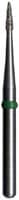 Midwest Multi-Use Diamond Bur #889-010F, Fine Grit, Flame Shape, Friction Grip, 1.0 mm Diameter, 4.0 mm Length, 5/Pk - Midwest Multi-Use Diamonds 889-010F FG Flame 5/Pk - Image 1