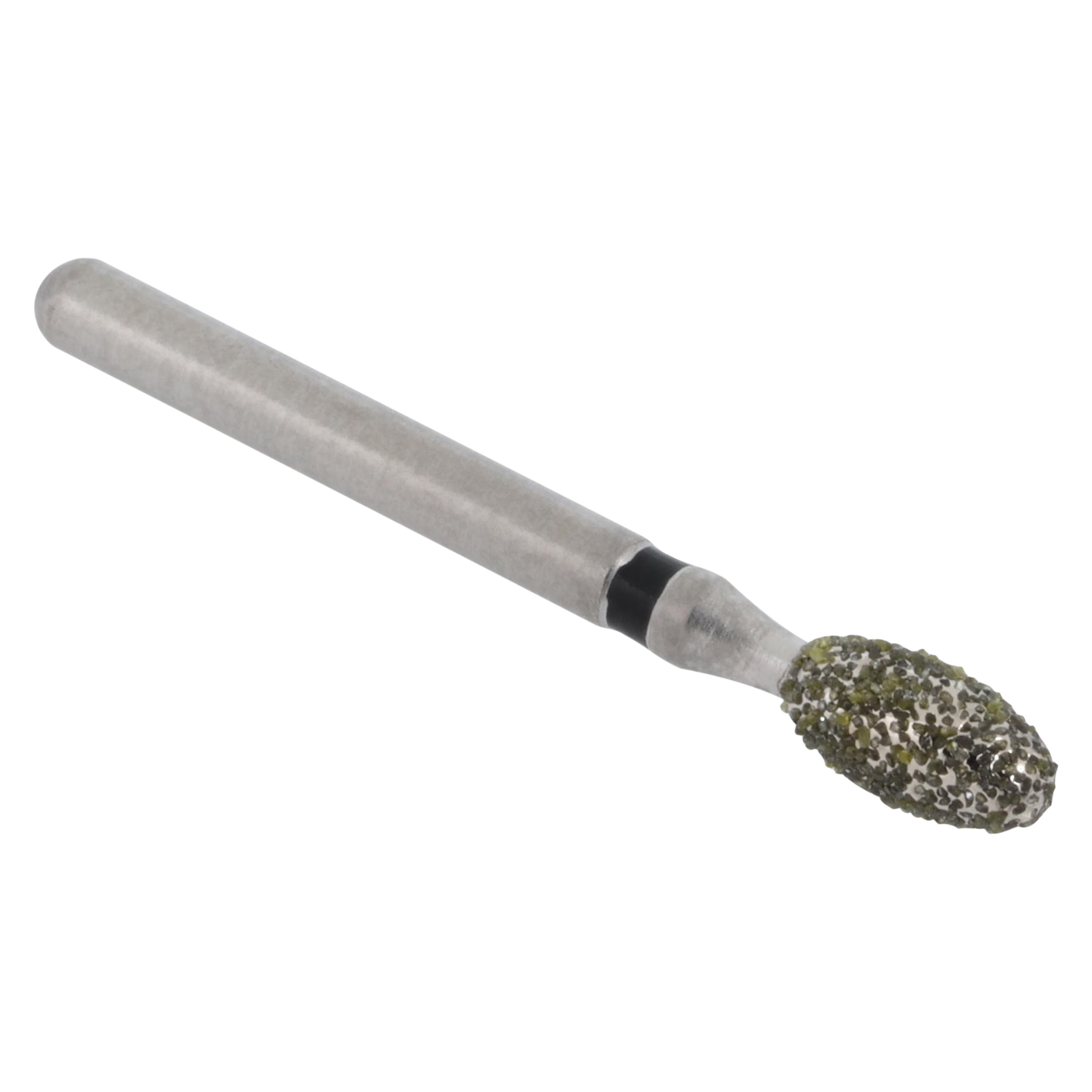 Midwest ONCE Sterile FG Diamond Bur, Super Coarse, Egg/Football Shape, #379-023SC, 2.3 mm Diameter, 4.25 mm Length, 25/Pk, 1379023SC thumbnail 3
