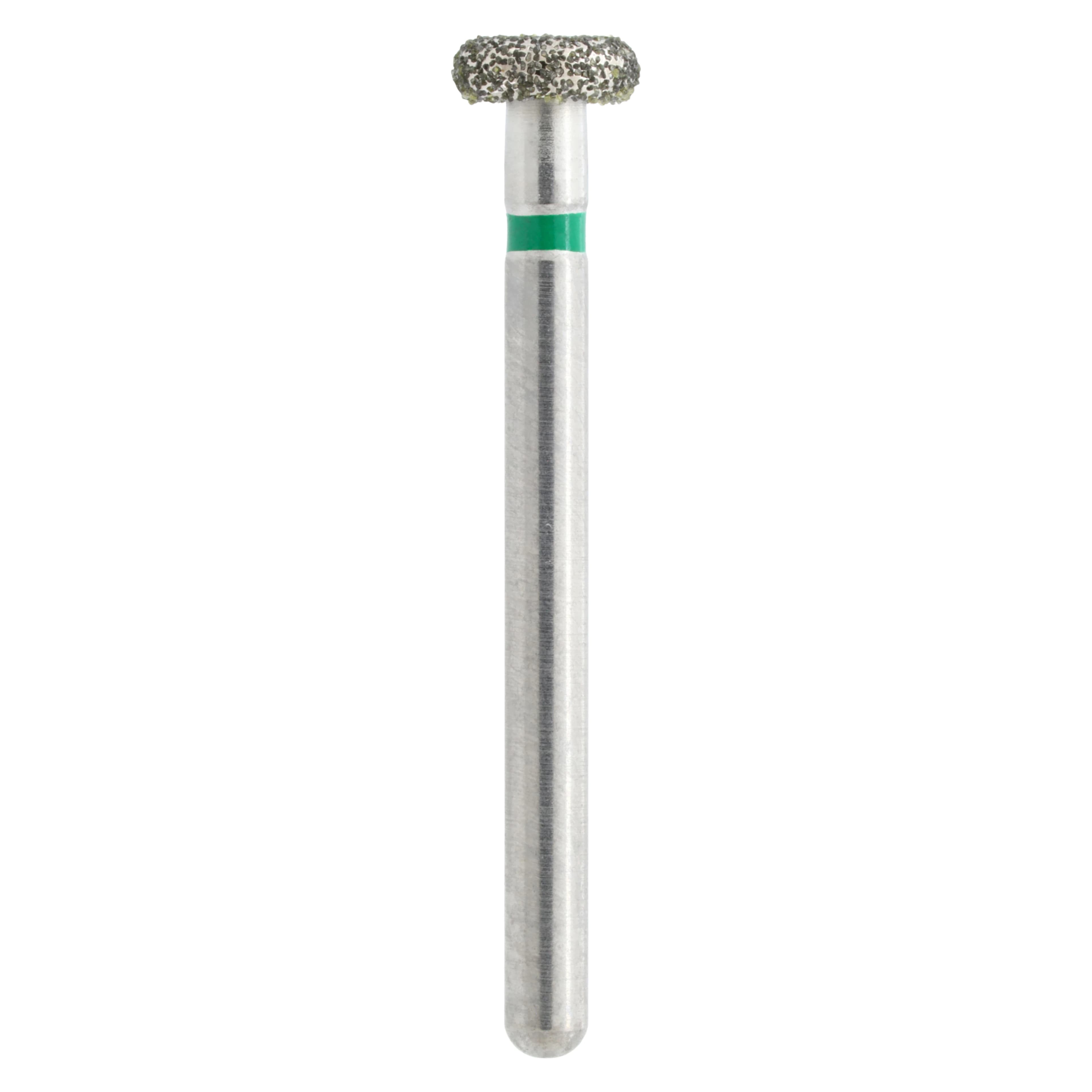 Midwest Once Single Use Diamond Bur, FG, Coarse, Wheel Rounded Edge, #909, 3.5 mm Diameter, 1.3 mm Length, 25/Pkg, 1909035C - Midwest® Once™ Single Use Diamond Bur – FG, Coarse, Wheel Rounded Edge, # 909, 25/Pkg - 3.5 mm Diameter, 1.3 mm Length - Image 1