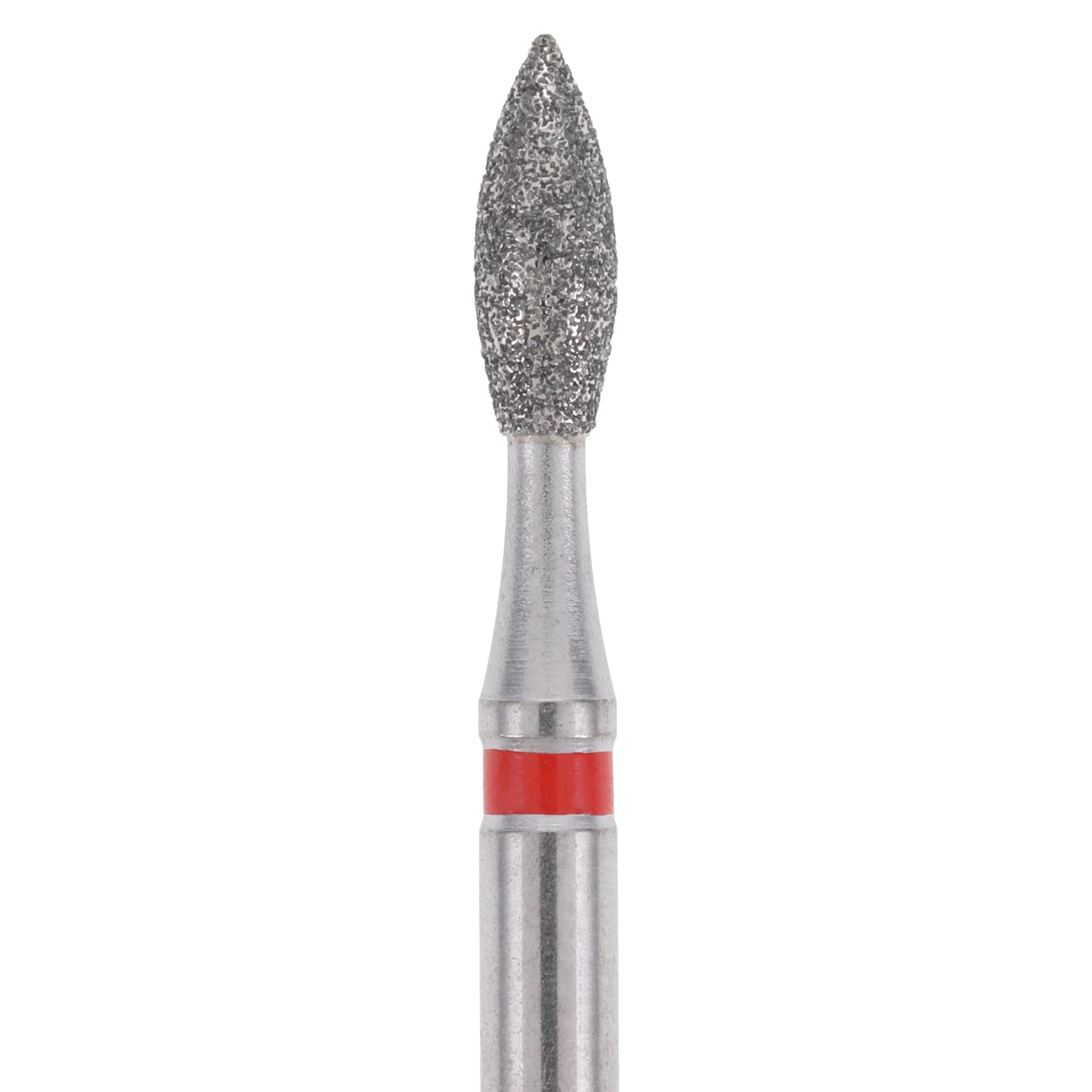 Midwest Once Sterile Diamond Bur, Friction Grip, Fine Grit, Football Shape, 368-016F, 1.6 mm Diameter, 3.25 mm Length, 25/Pk, 1368016F thumbnail 2