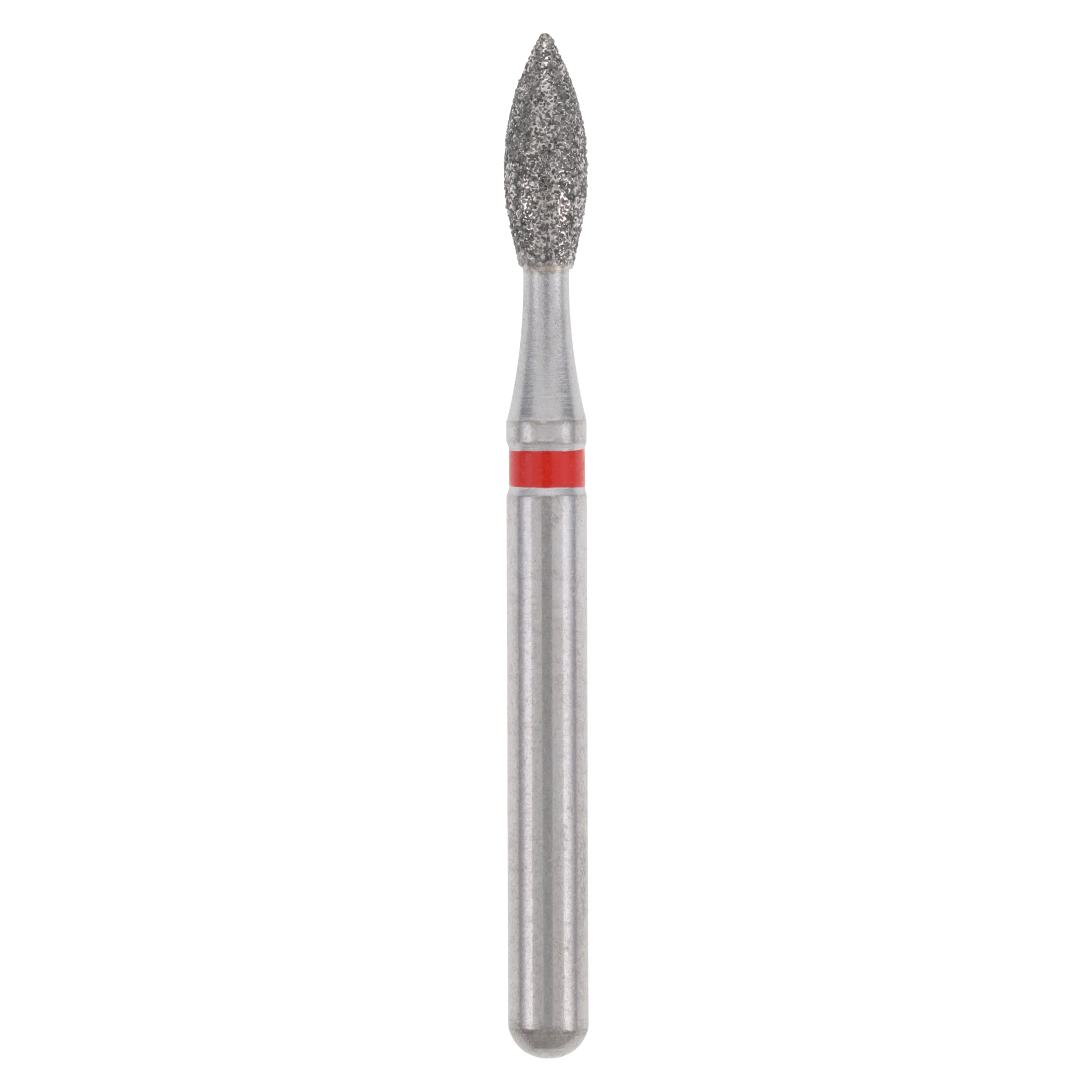 Midwest Once Sterile Diamond Bur, Friction Grip, Fine Grit, Football Shape, 368-016F, 1.6 mm Diameter, 3.25 mm Length, 25/Pk, 1368016F - Midwest ONCE Sterile Diamond Burs 368-016F 25/Pk - Image 1