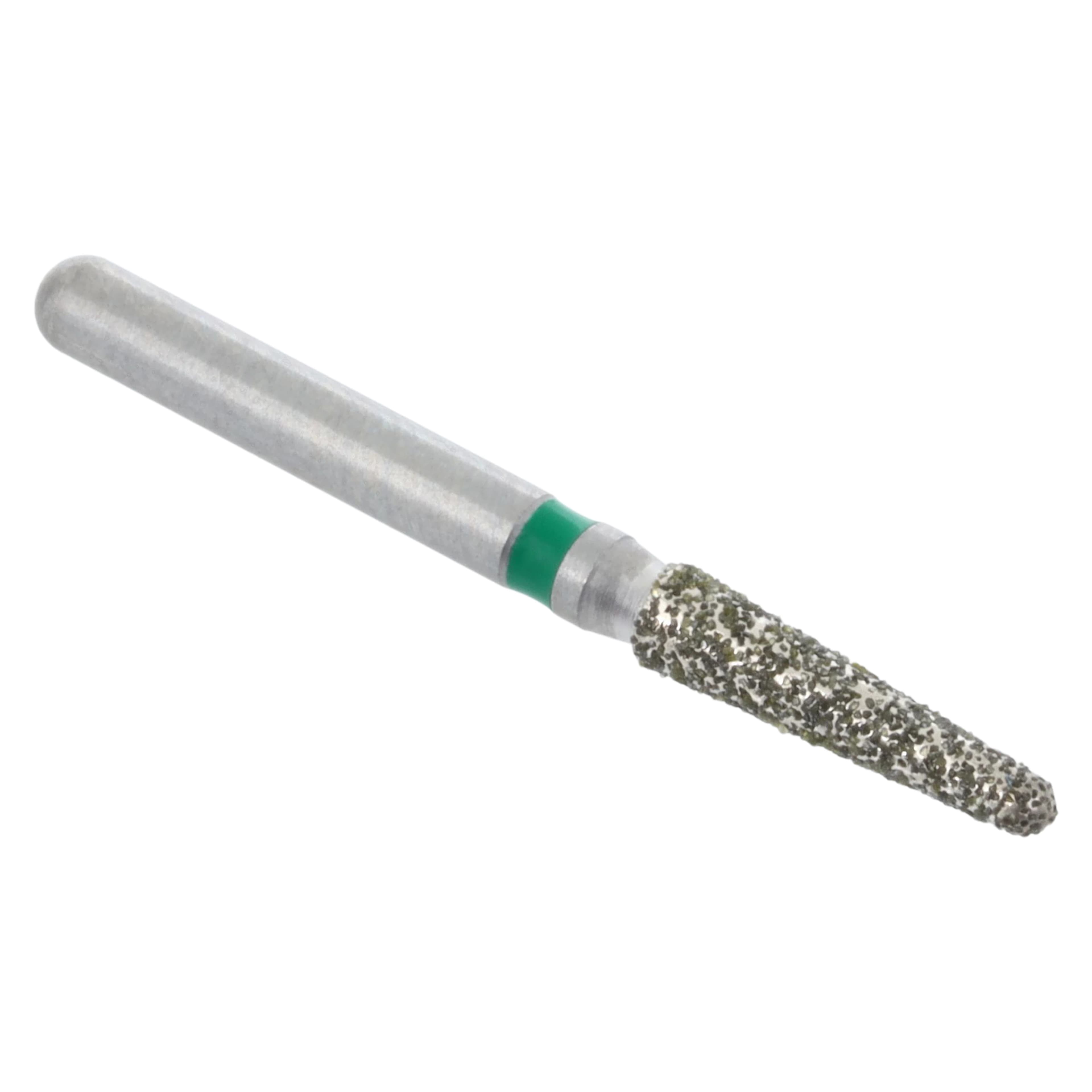 Midwest ONCE Sterile Diamond Burs 855S-016C, Coarse, Taper Round End, Friction Grip Short Shank, 1.6 mm Diameter, 6.0 mm Length, 25/Pk, 1855S016C thumbnail 3