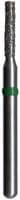 Midwest Multi-Use Diamond Bur 836-012C, Coarse Grit, Flat End Cylinder, Friction Grip, 1.2 mm Diameter, 6.0 mm Length, 5/Pk - Midwest Multi-Use Diamonds 836-012C FG Cyl Flat 5/Pk - Image 1