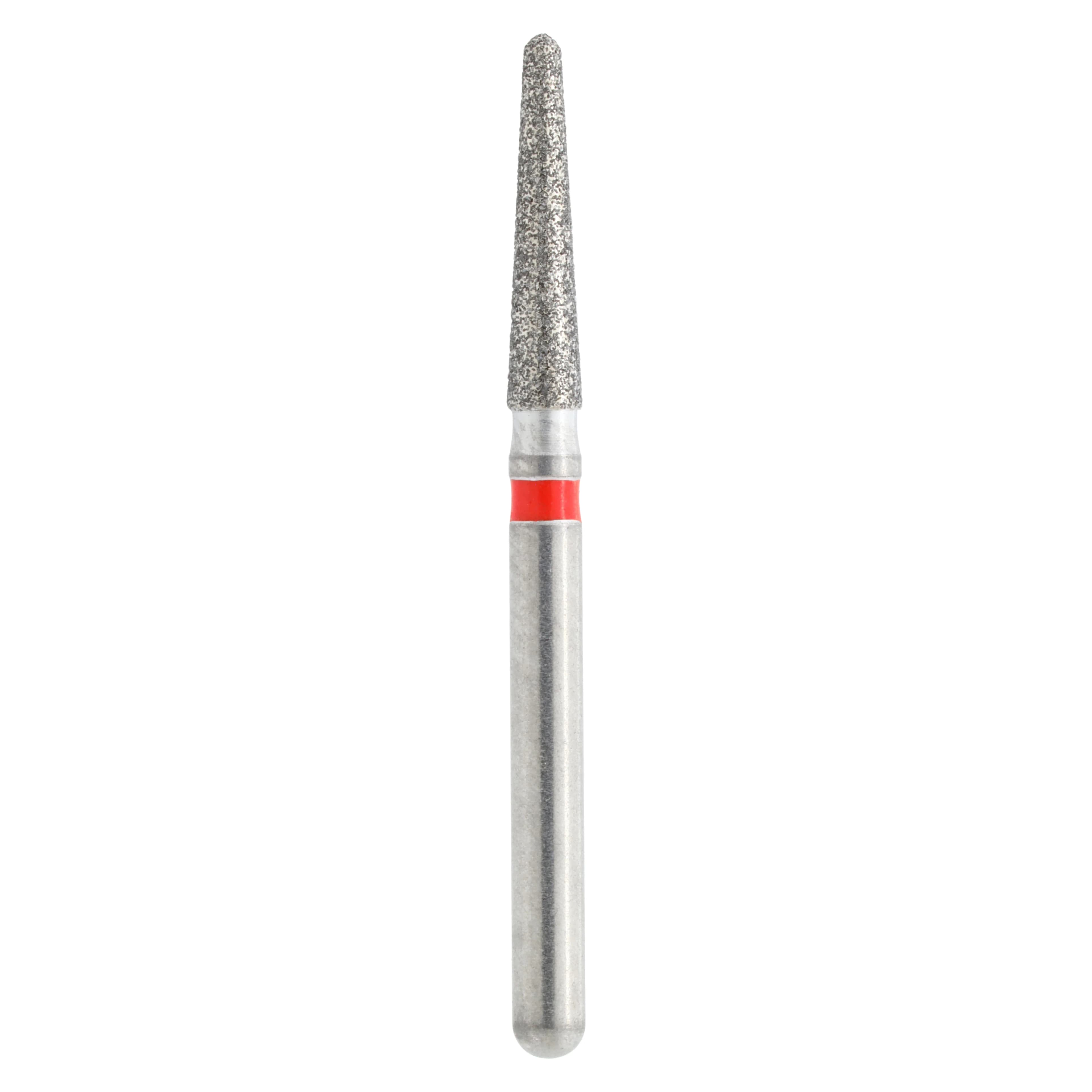 Midwest Once Sterile Single-Use Diamond Bur, Fine Grit, Taper Round End, #856-016F, 1.6mm Diameter, 8.0mm Length, Friction Grip, 25/Pk, 1856016F - Midwest ONCE Sterile Diamond Burs 856-016F 25/Pk - Image 1