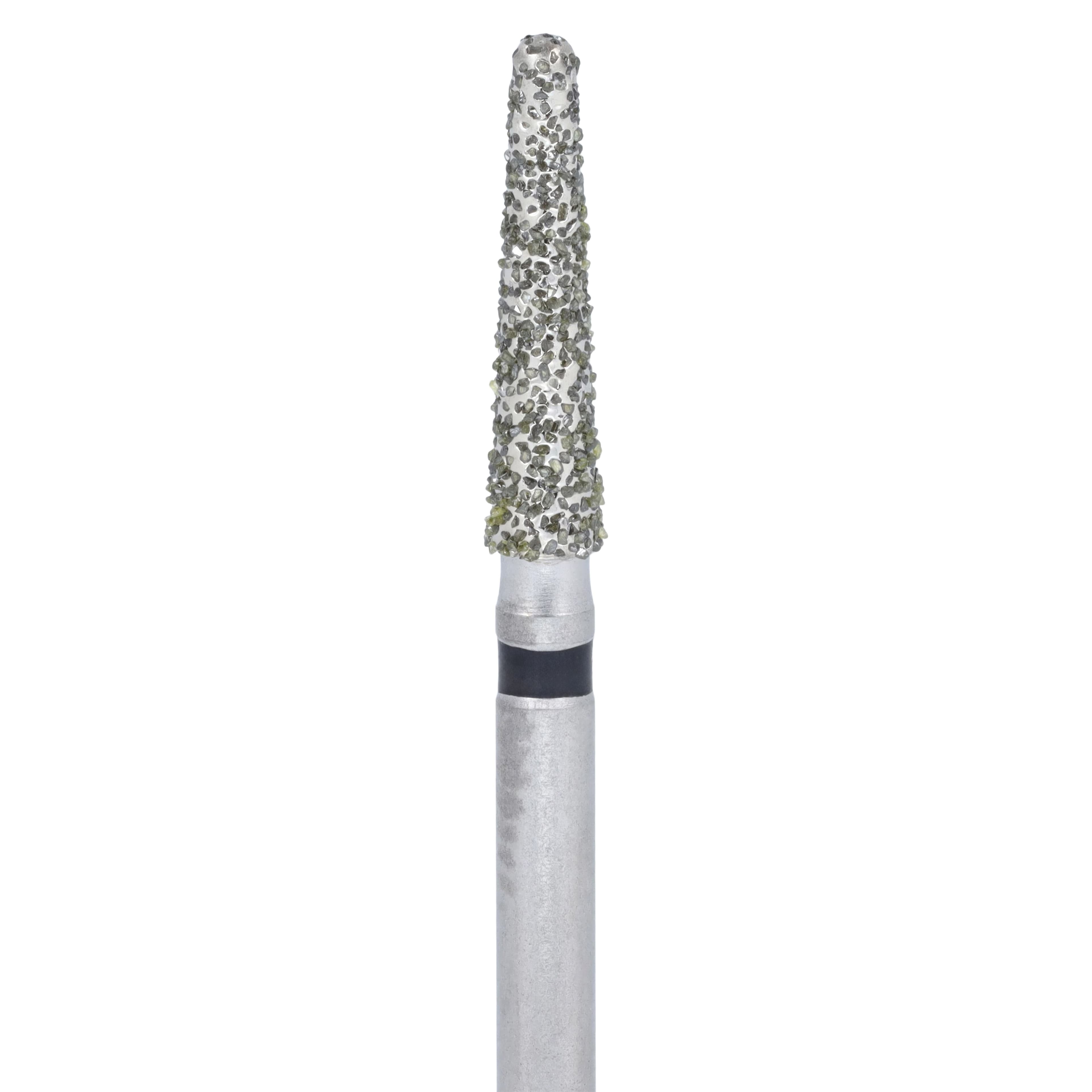 Midwest Once Sterile Diamond Bur, FG #856-018SC, Super Coarse, Taper Round End, 1.8 mm Diameter, 8.0 mm Length, 25/Pk, 1856018SC thumbnail 2