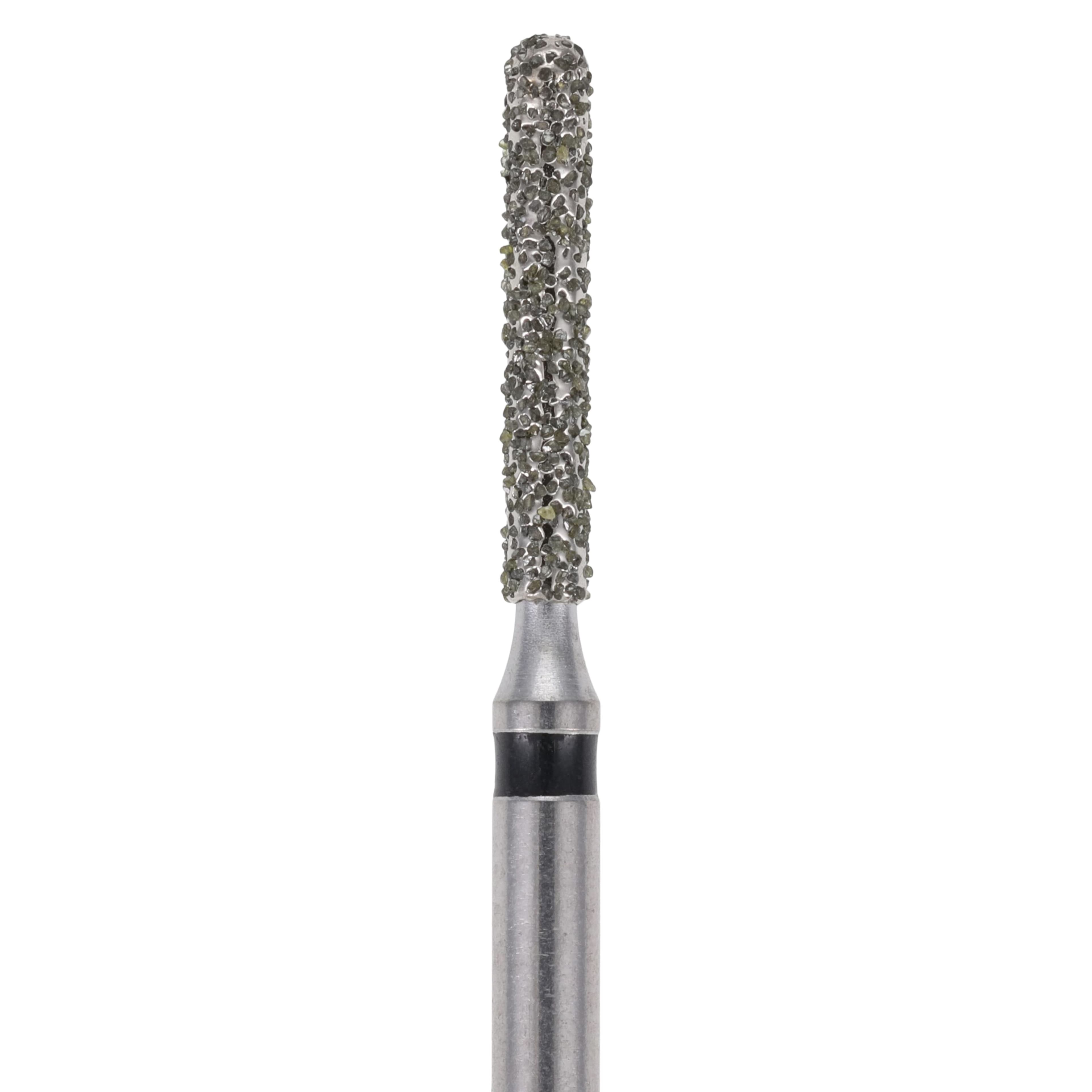 Midwest Once Single Use Diamond Bur – FG, Super Coarse, Cylinder Round End, #881, 1.2 mm Diameter, 7.0 mm Length, 25/Pkg, 1881012SC thumbnail 2