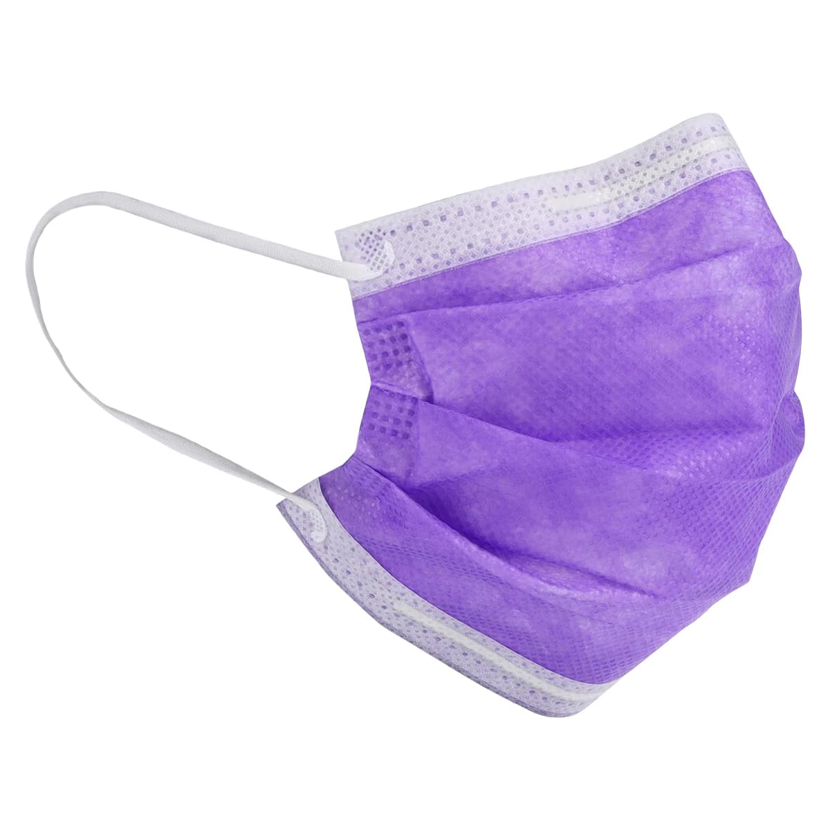 Crosstex Secure Fit™ Procedure Face Mask, ASTM Level 2, Lavender, Ear Loop, 50/Box, GCPLVSF thumbnail 3