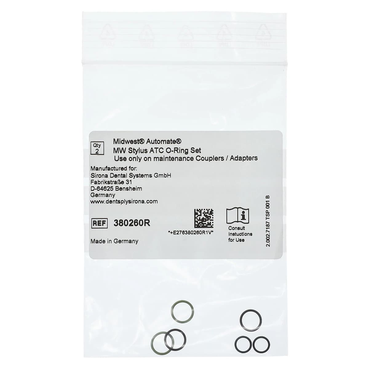 Midwest Stylus ATC Maintenance O-Ring Set, 2/Package thumbnail 2
