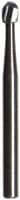 Midwest Operative Carbide Burs FG #2 Round, 1.0 mm Diameter, 6 Flutes, Friction Grip, 100/Bag, 386204 - Midwest Operative Carbide Burs FG 2 100/Pk - Image 1