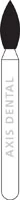NTI Diamond Bur, Friction Grip, Ultra Fine Grit, Pointed Football Shape, #368-018 (UF368), 1.8 mm Diameter, 4.5 mm Length, 5/Pack - NTI&reg; FG Diamonds - Ultra Fine - #368-018 (4.5) - Image 1