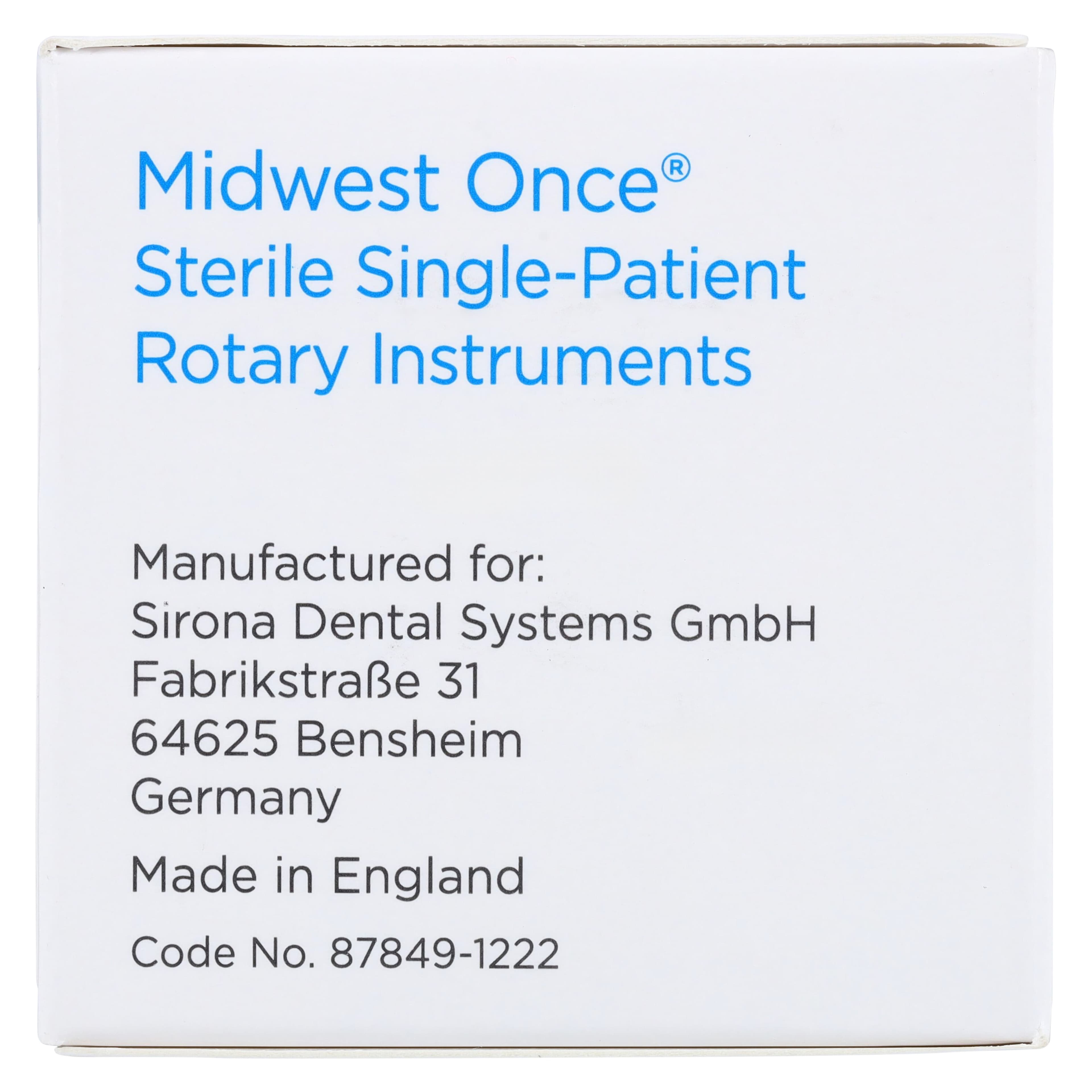 Midwest Once Sterile Surgical Carbide Bur, Round #4, 1.4 mm Diameter, Right-Angle (RA) Oral Surgery Length, 10/Pkg, 314905 thumbnail 5