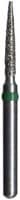 Midwest Multi-Use Diamond Bur FG #888/012, Coarse Grit, Flame Shape, 1.2 mm Diameter, 8.0 mm Length, 5/Pk - Midwest Multi-Use Diamonds 888-012SC FG Flame 5/Pk - Image 1