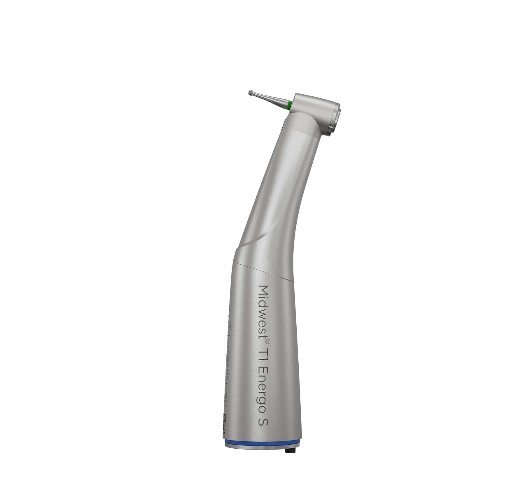 Midwest T1 Energo S 1:1 L Electric Handpiece Attachment, Titanium, Contra Angle, Autochuck, 875310 - Midwest®T1 Energo S 1:1 L - Image 1