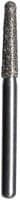 Midwest Diamond Bur FG 856-021F, Fine Grit, Round End Taper, Friction Grip, 2.1 mm Diameter, 8.0 mm Length, 5/Pk - Diamond Bur Friction Grip 856-021F Fine 5/Pk - Image 1