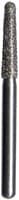 Midwest Diamond Bur FG 856-025SC, Super Coarse, Round End Taper, Friction Grip, 2.5 mm Diameter, 8.0 mm Length, 5/Pk - Diamond Bur FG 856-025SC 5/Pk - Image 1