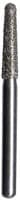 Midwest® #856/021 Medium Multi-Use Diamond Taper Round FG Bur, Friction Grip, 2.1 mm Diameter, 8.0 mm Length, 5/Pkg - Midwest® Diamonds FG – Medium, Taper Round End, 5/Pkg - # 856, 2.1 mm Diameter, 8.0 mm Length, 5/Pkg - Image 1