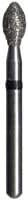 Midwest Multi-Use Diamond Bur FG KS4-024 Fine, Football Shape, Friction Grip, 5/Pk, 471438 - Diamond Bur FG KS4-024SC Fine 5/Pk - Image 1