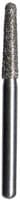 Midwest® #856/014 Super Coarse Multi-Use Diamond Bur, Taper Round End, Friction Grip Short Shank, 1.4 mm Diameter, 8.0 mm Length, Black Ring, 5/Pkg - Midwest® Diamond Bur – FGSS, Cone, Super Coarse, Black, 5/Pkg - Taper Round End, # 856, 1.4 mm Diameter, 8.0 mm Length - Image 1