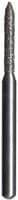 Midwest® Multi-Use Diamond Bur FG #878/014, Fine Grit, Cylinder Modified Bevel End, 1.4 mm Diameter, 8.0 mm Length, Friction Grip, 5/Pkg - Midwest® Diamonds FG – Fine, Cylinder Modified Bevel End, 5/Pkg - # 878, 1.4 mm Diameter, 8.0 mm Length, 5/Pkg - Image 1