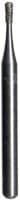 Midwest Multi-Use Diamond Bur FG 830-008M, #232D, Medium Grit, Pear Shape, 0.8 mm Diameter, 2.0 mm Length, Friction Grip, 5/Pkg - Midwest® Diamonds  FG – Medium, Pear, 5/Pkg - # 232D, 0.8 mm Diameter, 2.0 mm Length, 5/Pkg - Image 1