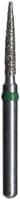 Midwest Multi-Use Diamond Bur #888/012, Coarse Grit, Flame Shape, Friction Grip Short Shank, 1.2 mm Diameter, 8.0 mm Length, 5/Pk - Midwest Multi-Use Diamonds 888-012SC FGSS Flame 5/Pk - Image 1