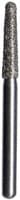 Midwest® #856/018 Super Coarse Multi-Use Diamond Bur, Taper Round End, Friction Grip Short Shank, 1.8 mm Diameter, 8.0 mm Length, 5/Pkg - Midwest® Diamond Bur – FGSS, Cone, Super Coarse, Black, 5/Pkg - Taper Round End, # 856, 1.8 mm Diameter, 8.0 mm Length - Image 1