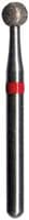 Midwest® Multi-Use Diamond Bur FG #801-029C, Coarse, Round, Friction Grip, 2.9 mm Diameter, 2.9 mm Length, 5/Pkg, 471024 - Midwest® Diamonds FG – Coarse, Round, 5/Pkg - # 801, 2.9 mm Diameter, 2.9 mm Length, 5/Pkg - Image 1