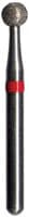 Midwest Multi-Use Diamond Bur 801-018SC, Super Coarse, Round, Friction Grip, 1.8 mm Diameter, 1.8 mm Length, 5/Pk, 471026 - Midwest Multi-Use Diamonds 801-018SC FG Round 5/Pk - Image 1